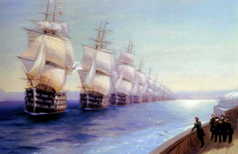 Маневры Черноморского флота в 1850 году (1866)